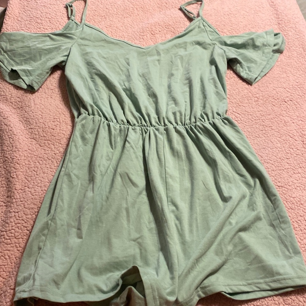 cute mint romper